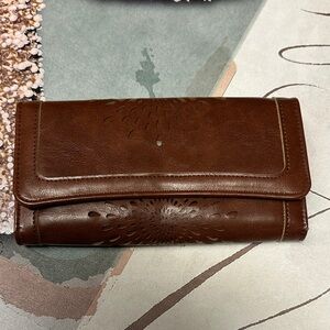 Chic Brown Women's Leather Wallet